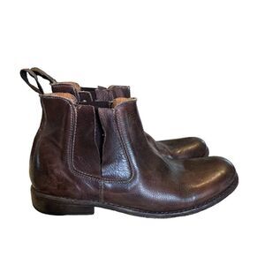 Bed Stu - TAURUS II - Men's Leather Boots - Ankle - Teak Rustic Washed 9.5